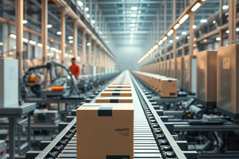 智能化碼垛機器人流水線